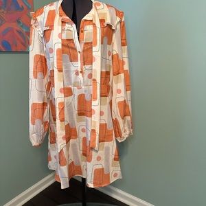 Mini long sleeve dress